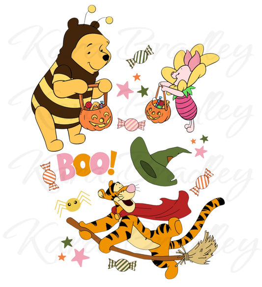 Halloween Boo Pooh - Digital