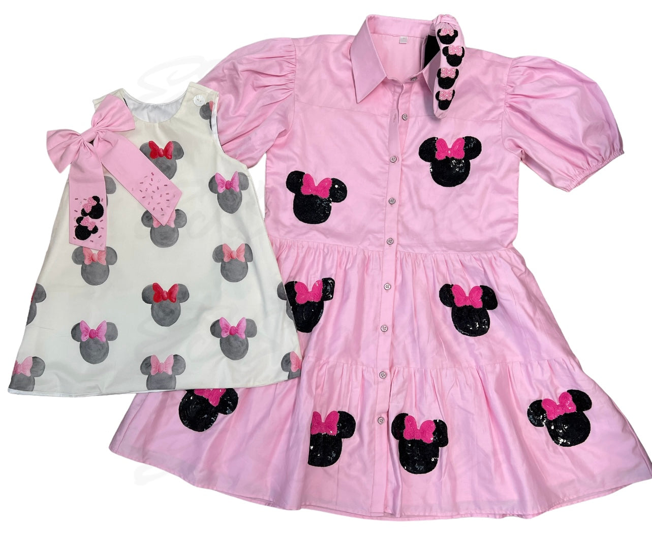 Kids/Youth - Sequin Girl Mouse Dress
