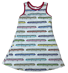 PREORDER - AC Tank Knit Dress - Monorail Rainbow