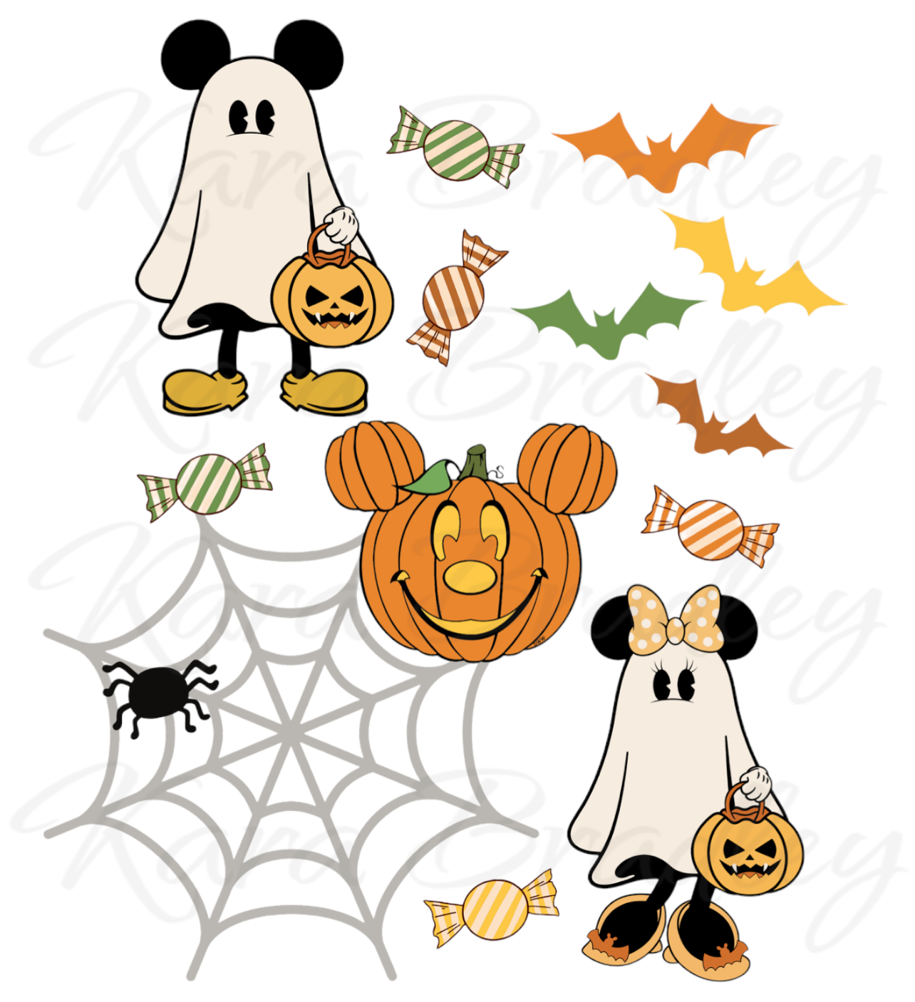 Halloween - Ghost Boy Mouse - Digital