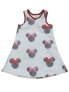 RTS - AC Tank Dress - Watercolor Girl Mouse