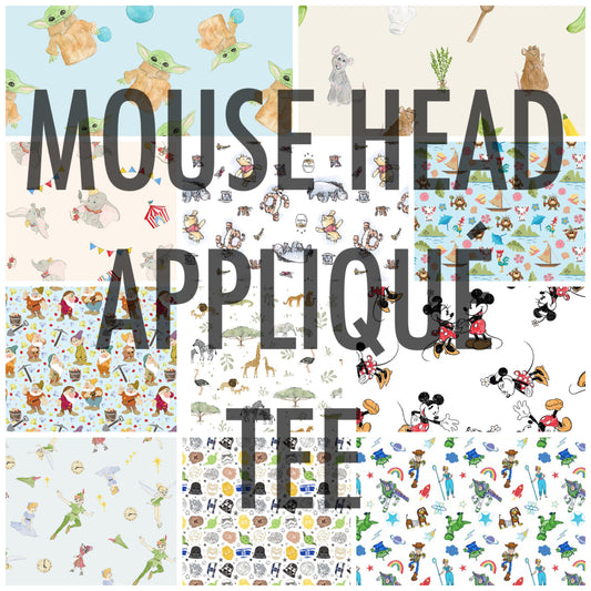 Mouse Head Tee - All fabric options